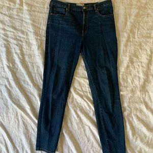 Everlane Dark Blue Authentic Stretch Skinny Jeans